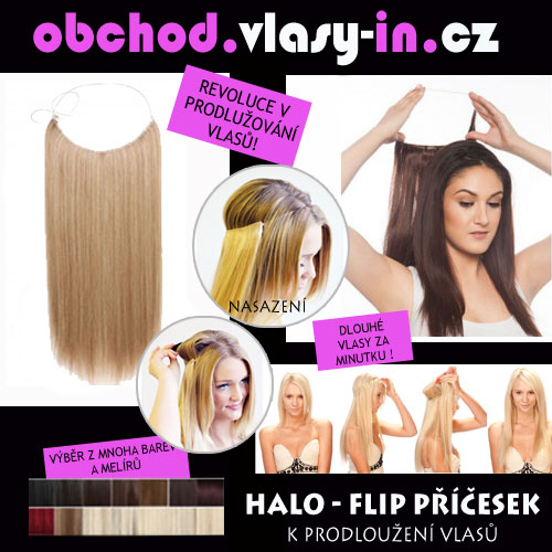 Flip in halo přičesek rovny