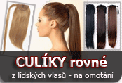 Culík rovný lidské vlasy