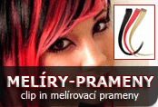 CLIP IN melírovací prameny