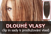clip in sady k prodlužování vlasů